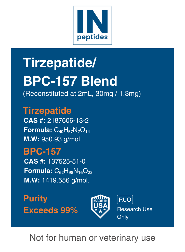 Tirz:bpc157 recon 30mg